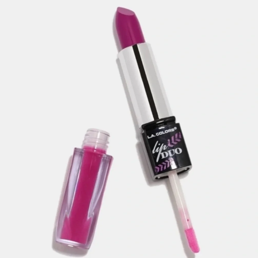 L.A. Colors Lip Duo Gloss Lipstick - Vibe